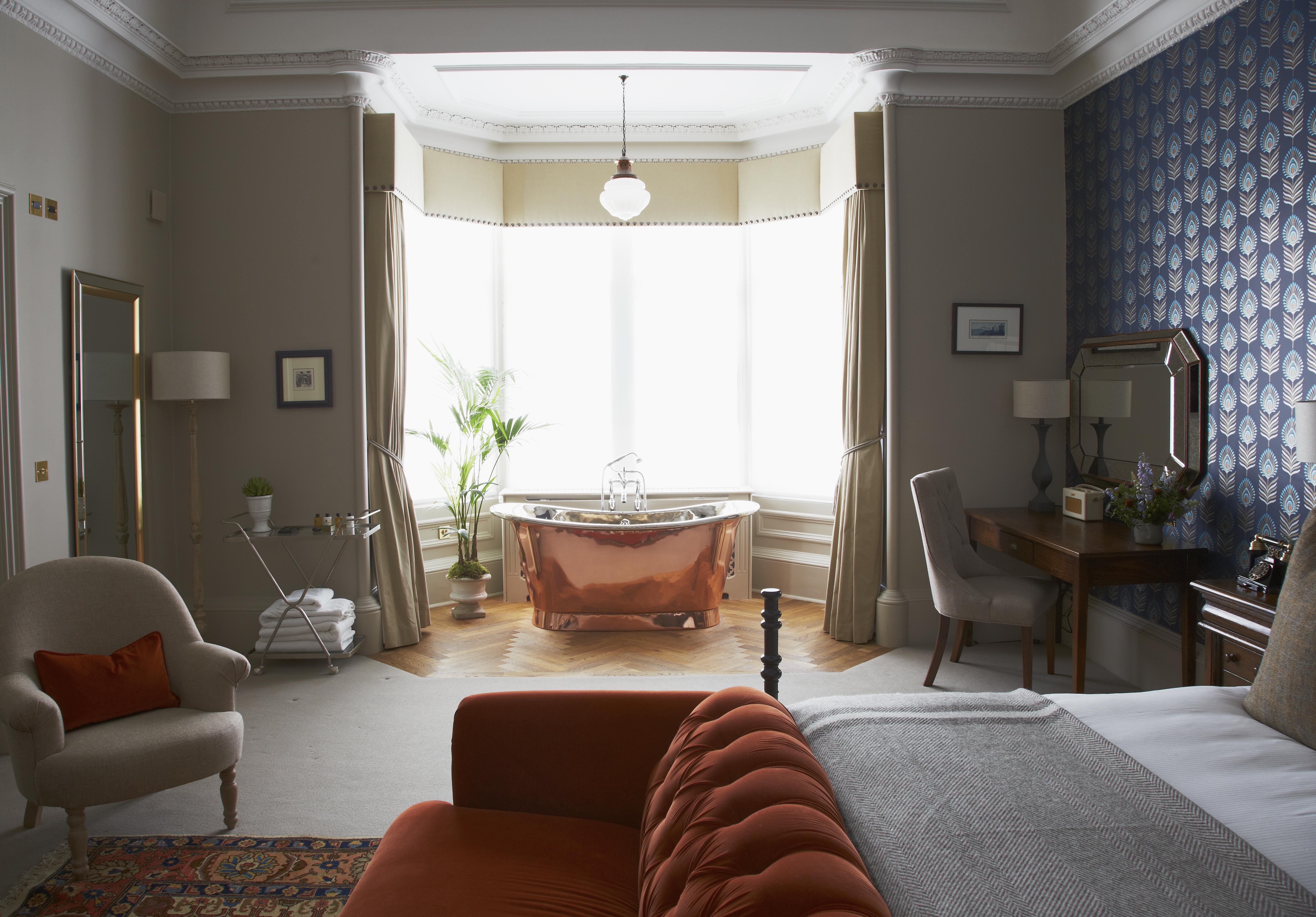 The Roseate Edinburgh - Small Luxury Hotels Of The World Kültér fotó A suite at the hotel