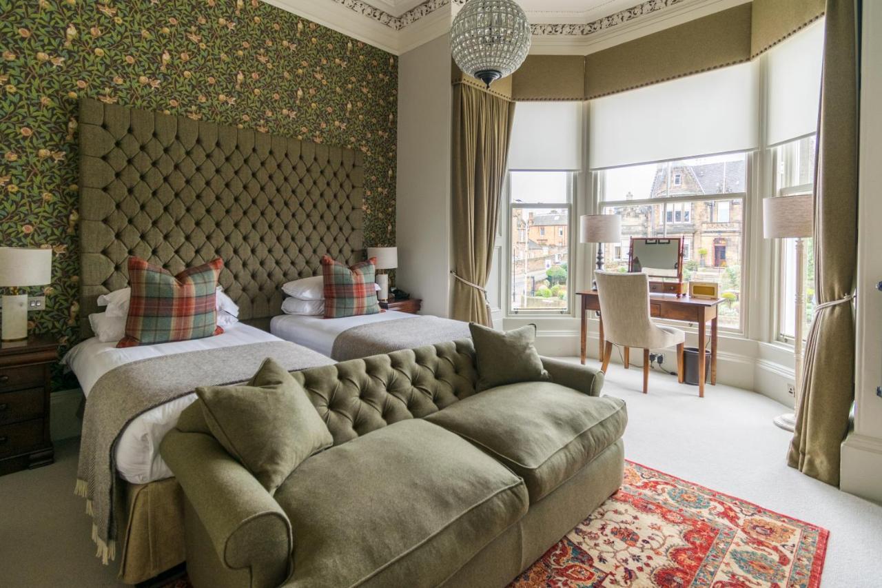 The Roseate Edinburgh - Small Luxury Hotels Of The World Kültér fotó A bedroom at the hotel